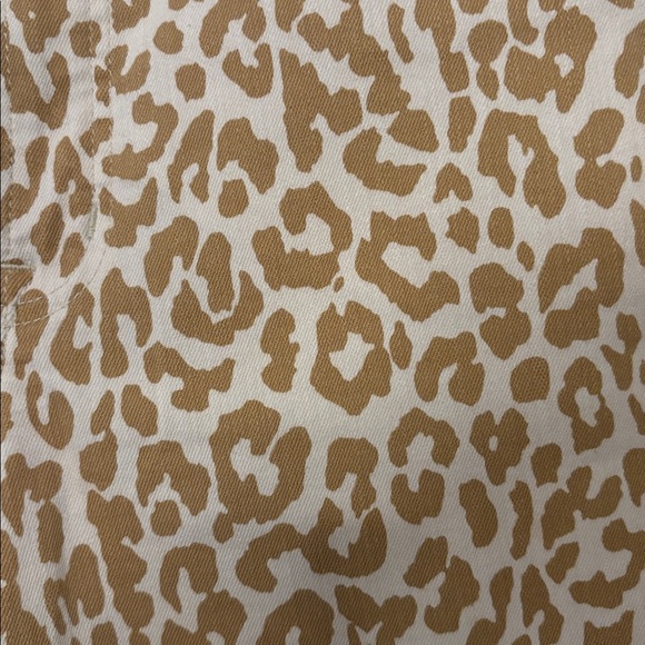 J. Crew 10inch high rise safari animal print denim size 27 - Picture 4 of 7